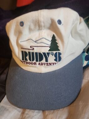 Rudy's Outdoor Adventure Two-Tone Cap - White and Gray